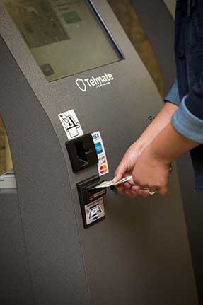 Deposit Kiosk at Lafayette Parish Jail