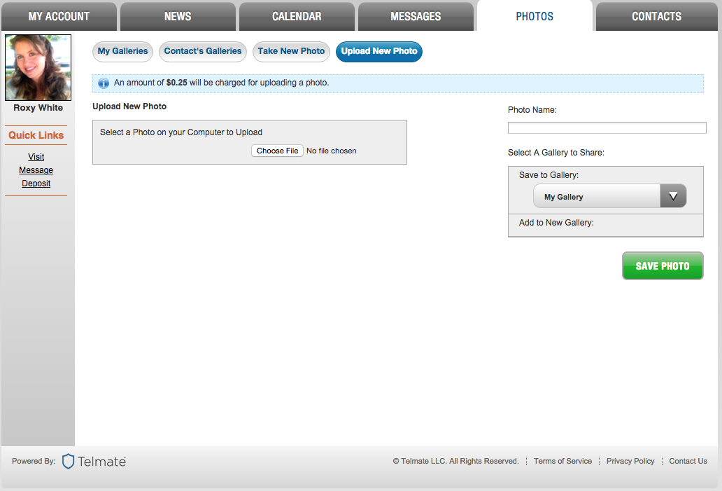 How do I upload a photo? GettingOut